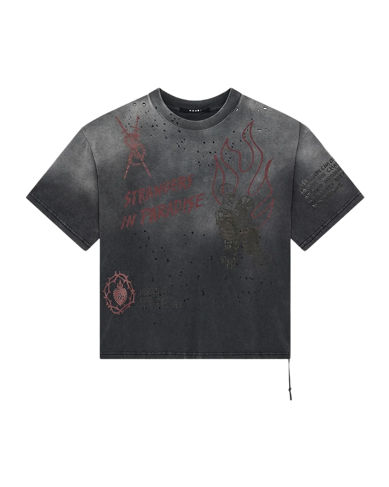 Ksubi Cotton Drop-Shoulder T-Shirt