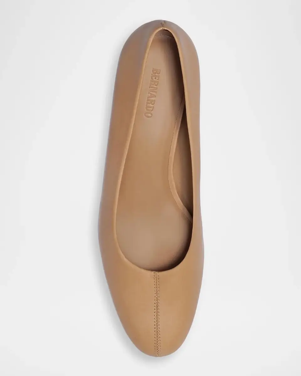 Bernardo 55mm Nero Leather Pumps | Thumbnail 3
