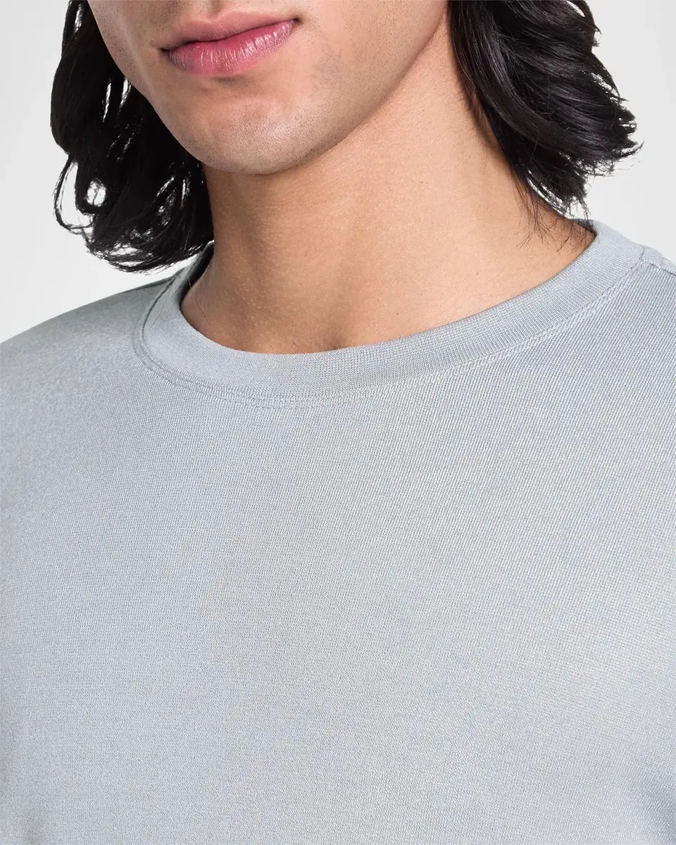Theory Essential Long-Sleeved Crewneck T-Shirt | Thumbnail 5 Theory Essential Long-Sleeved Crewneck T-Shirt | Thumbnail 5
