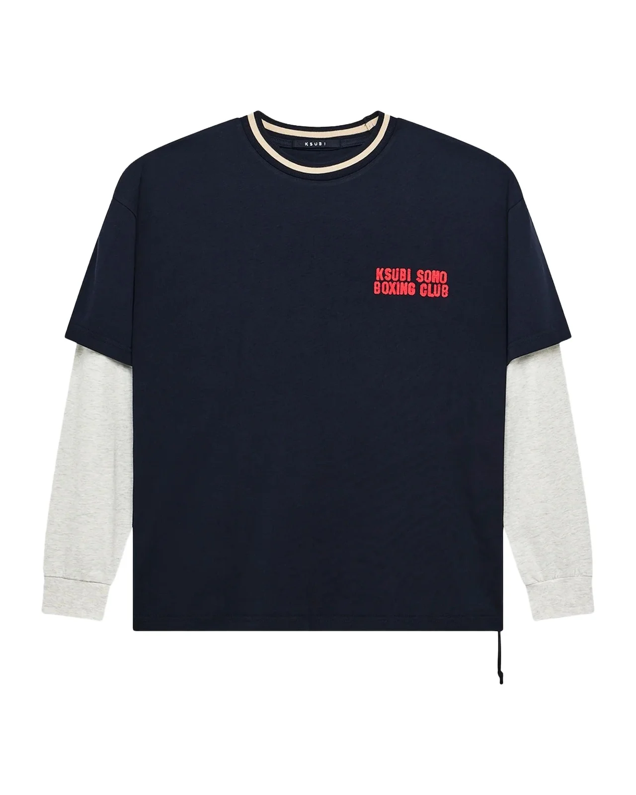 Men's Layered Cotton Long Sleeve T-Shirt Men's Layered Cotton Long Sleeve T-Shirt