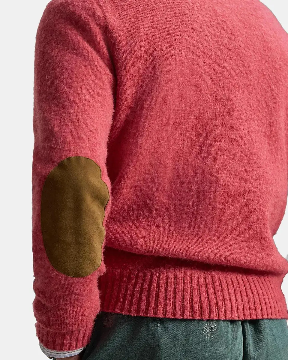 Polo Ralph Lauren Men's Suede-Patch Wool-Cashmere Sweater | Thumbnail 5