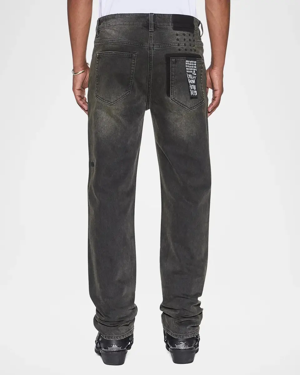 Ksubi Men's Hazlow Graphite Intruder Straight-Leg Jeans | Thumbnail 3 Ksubi Men's Hazlow Graphite Intruder Straight-Leg Jeans | Thumbnail 3