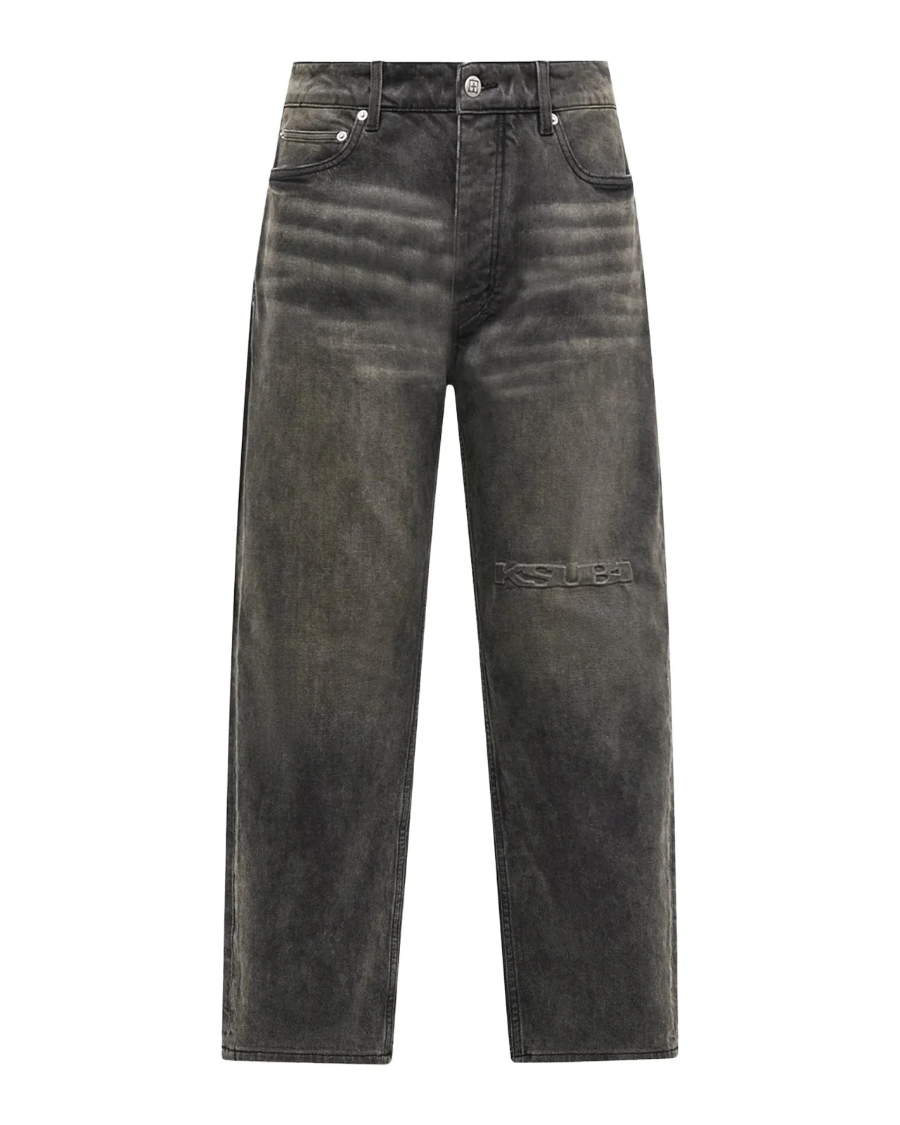 Men's Hazlow Graphite Intruder Straight-Leg Jeans Men's Hazlow Graphite Intruder Straight-Leg Jeans