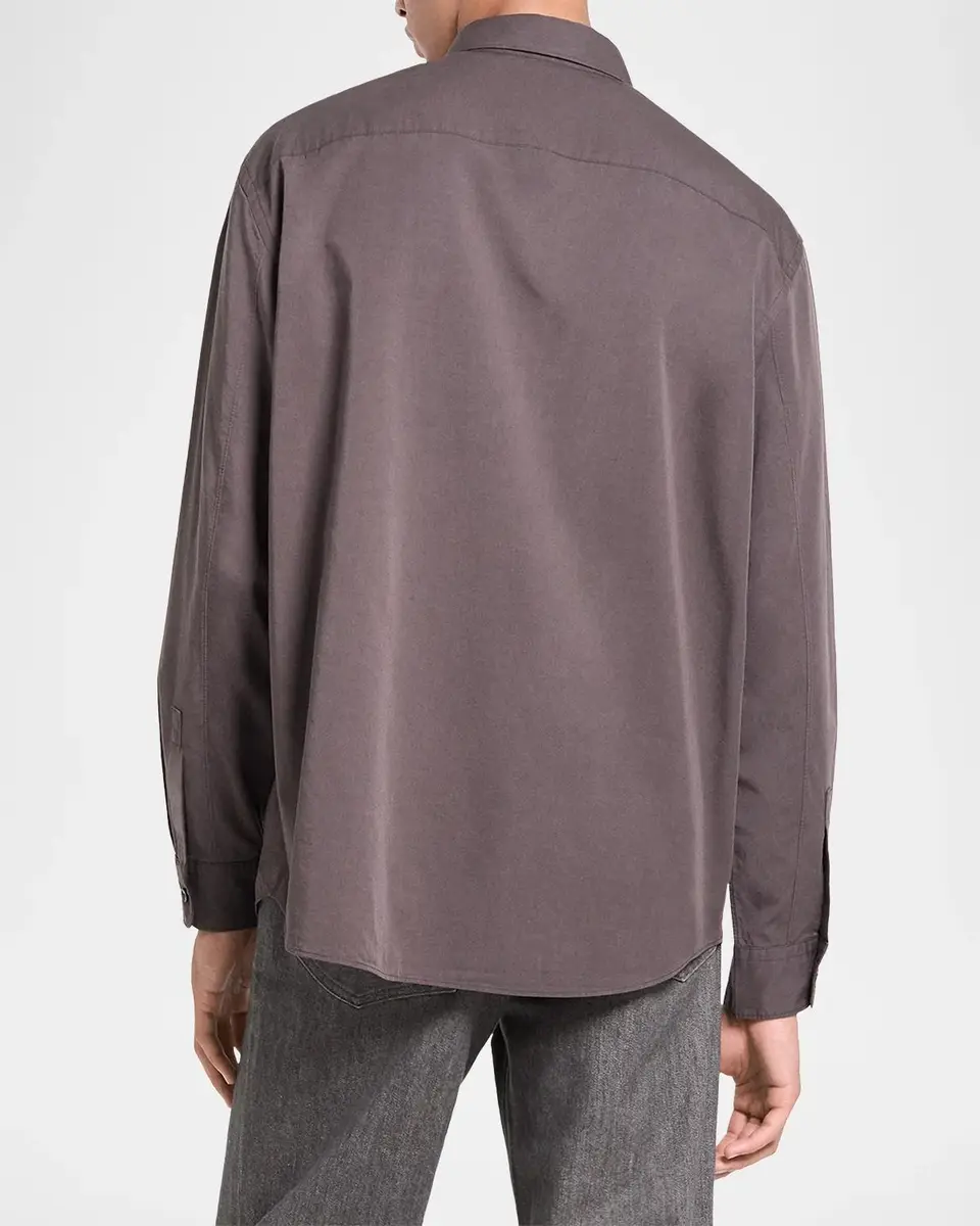 Theory Men's Weekend Button-Front Shirt | Thumbnail 3