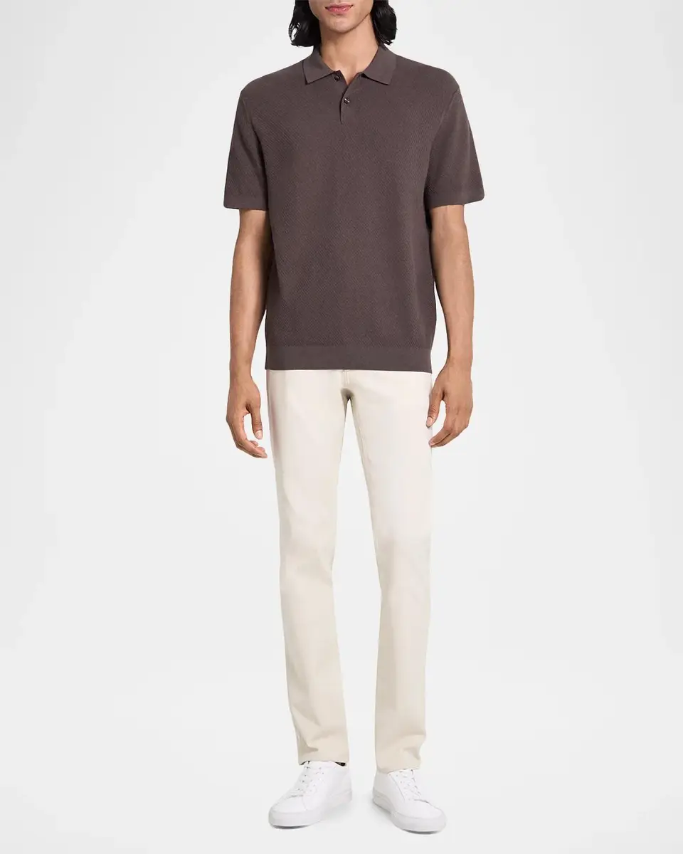 Theory Soris Stretch Knit Polo Shirt | Thumbnail 2 Theory Soris Stretch Knit Polo Shirt | Thumbnail 2