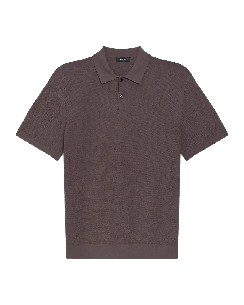Theory Soris Stretch Knit Polo Shirt