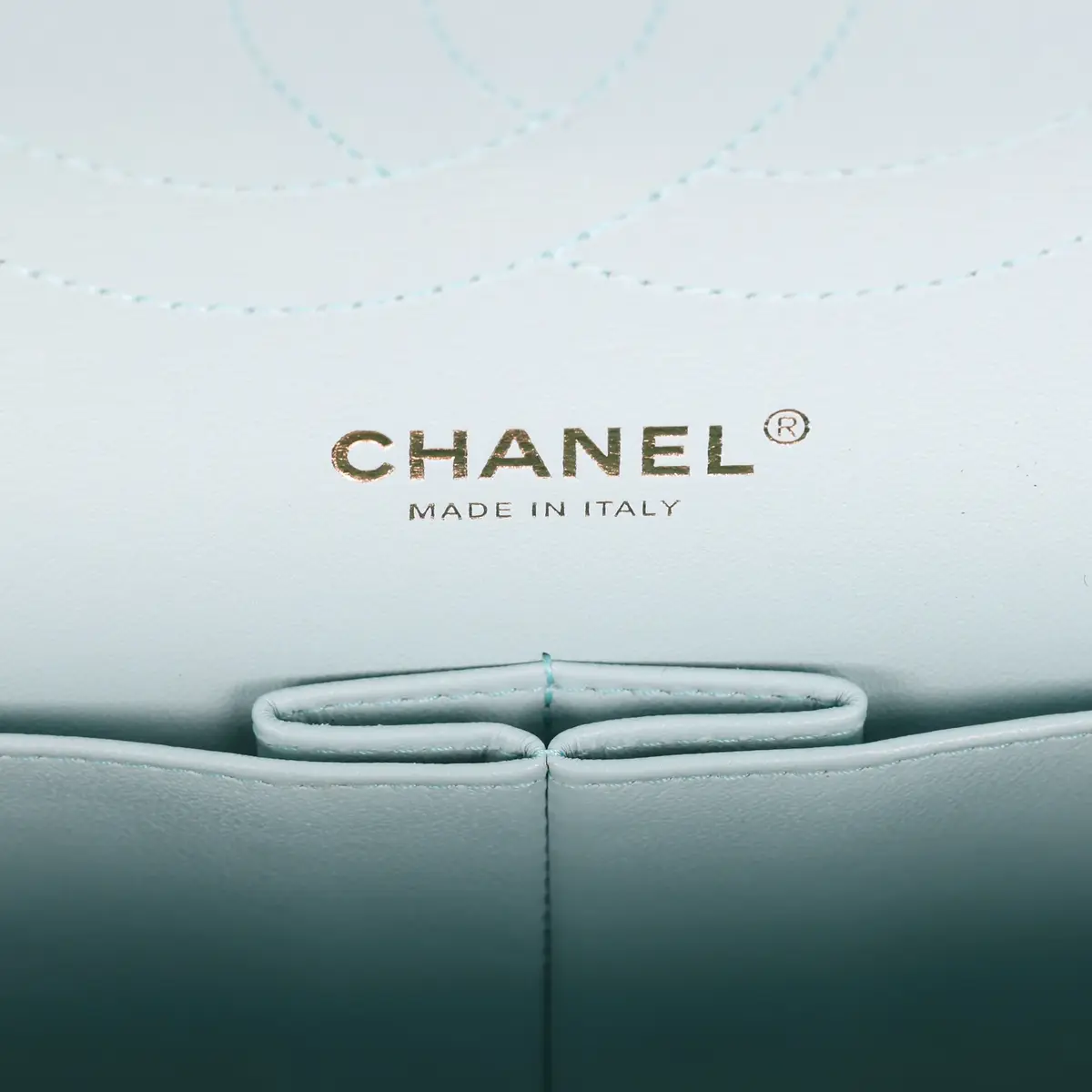 Chanel Chanel Jumbo Classic Double Flap Light Blue Caviar Light Gold Hardware | Thumbnail 9 Chanel Chanel Jumbo Classic Double Flap Light Blue Caviar Light Gold Hardware | Thumbnail 9