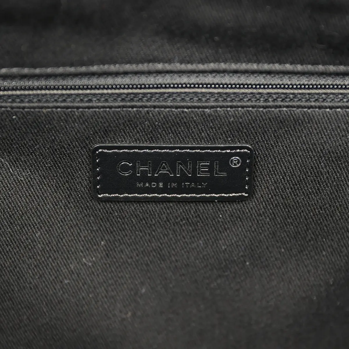 Chanel Chanel Medium Deauville Shopping Tote Black, White Wool, Leather Silver Hardware | Thumbnail 9 Chanel Chanel Medium Deauville Shopping Tote Black, White Wool, Leather Silver Hardware | Thumbnail 9