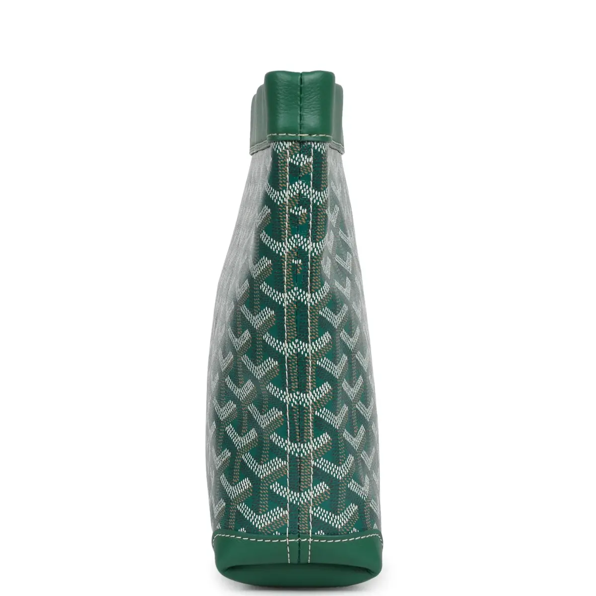 goyard Goyard Goyardine Canvas Green Conti Pouch Palladium Hardware | Thumbnail 5