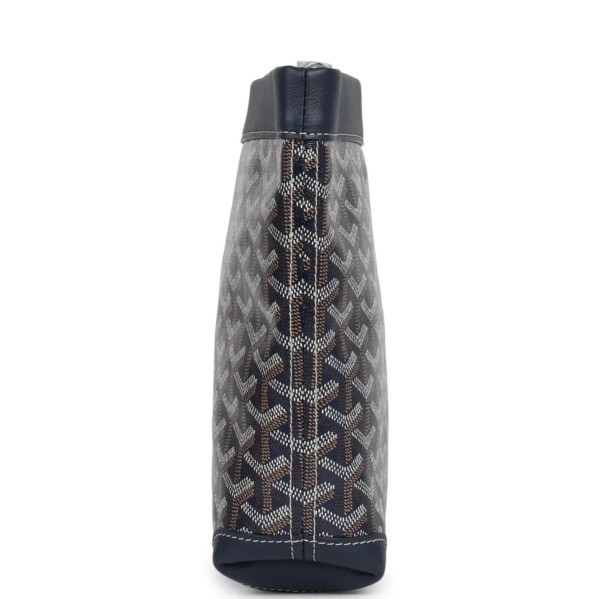goyard Goyard Goyardine Canvas Navy Blue Conti Pouch Palladium Hardware | Thumbnail 5 goyard Goyard Goyardine Canvas Navy Blue Conti Pouch Palladium Hardware | Thumbnail 5