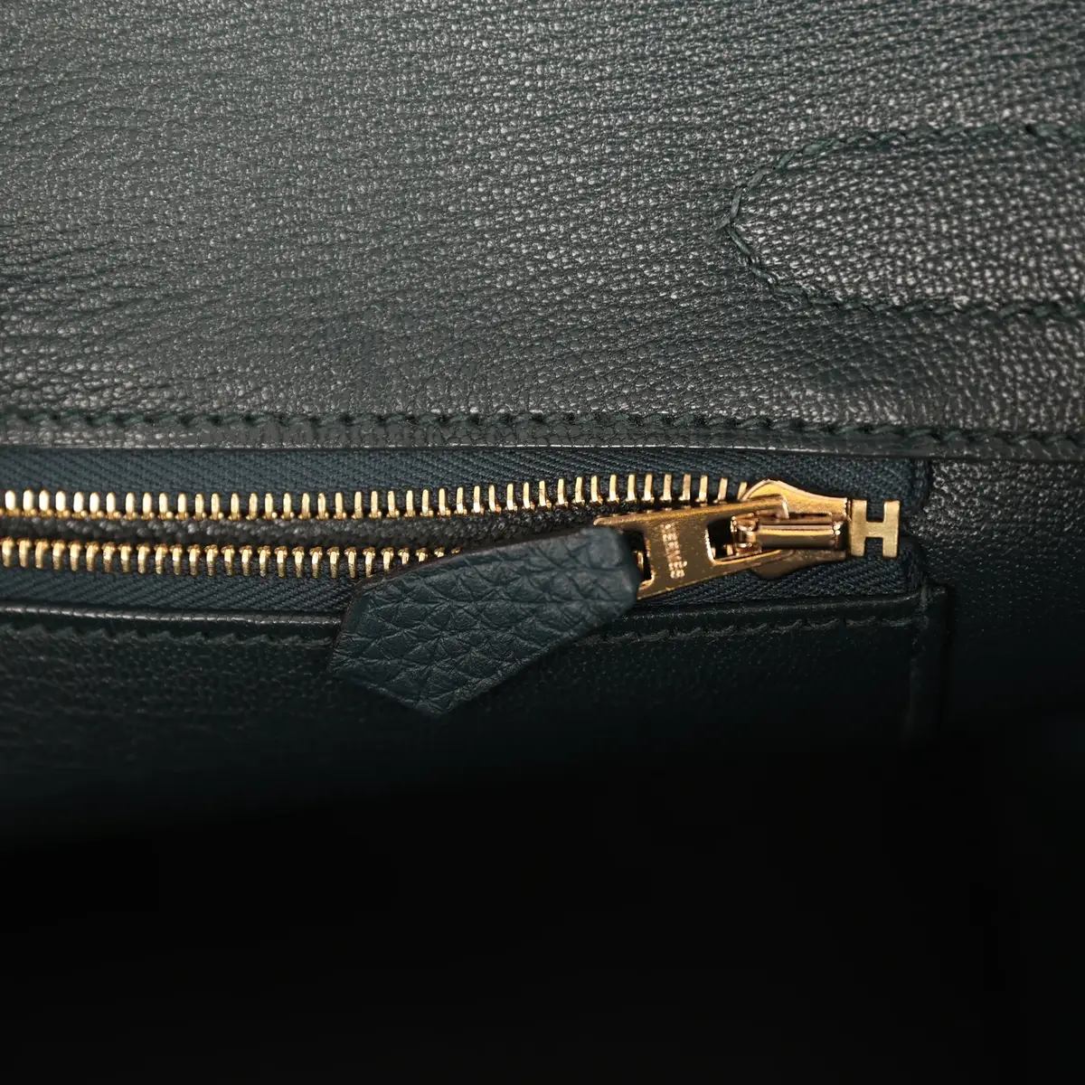 HERMÈS Hermes Birkin 30 Vert Cypress Clemence Gold Hardware | Thumbnail 9 HERMÈS Hermes Birkin 30 Vert Cypress Clemence Gold Hardware | Thumbnail 9