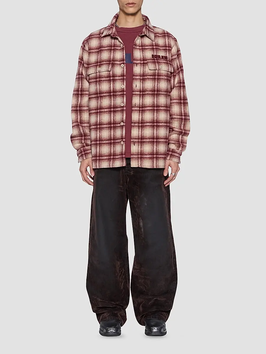 Ksubi Men's Sott Rosebowl Plaid Flannel Shirt | Thumbnail 2 Ksubi Men's Sott Rosebowl Plaid Flannel Shirt | Thumbnail 2