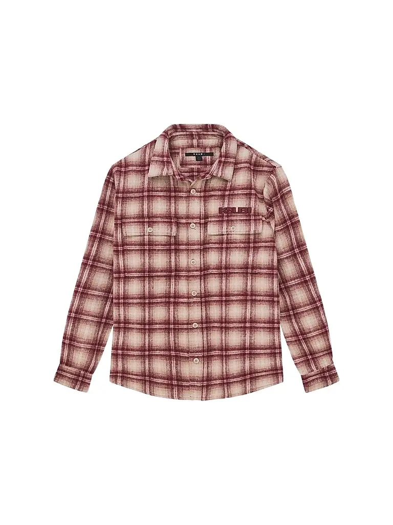 Ksubi Men's Sott Rosebowl Plaid Flannel Shirt
