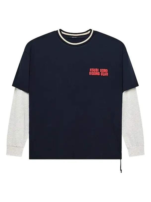 Men's Layered Cotton Long Sleeve T-Shirt Men's Layered Cotton Long Sleeve T-Shirt