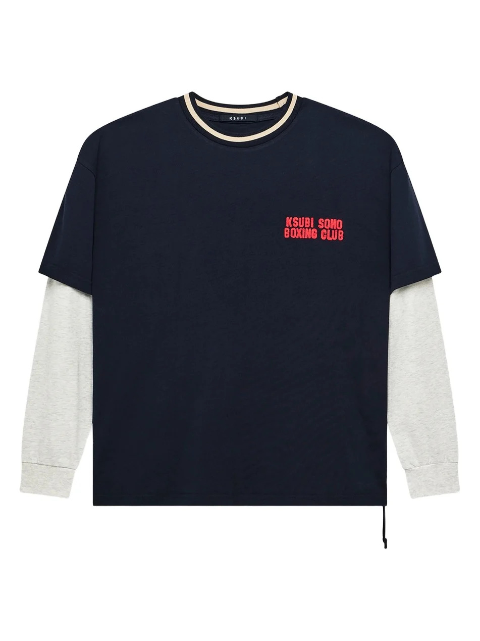 Men's Layered Cotton Long Sleeve T-Shirt Men's Layered Cotton Long Sleeve T-Shirt