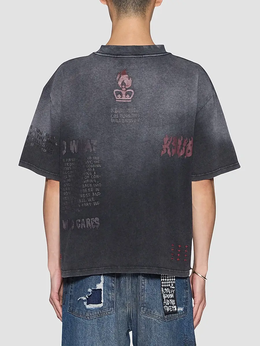 Ksubi Men's Cotton Drop-Shoulder T-Shirt | Thumbnail 3 Ksubi Men's Cotton Drop-Shoulder T-Shirt | Thumbnail 3