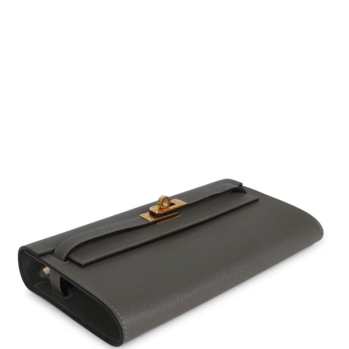 HERMÈS Hermes Kelly Wallet To Go Gris Meyer Epsom Gold Hardware | Thumbnail 3 HERMÈS Hermes Kelly Wallet To Go Gris Meyer Epsom Gold Hardware | Thumbnail 3