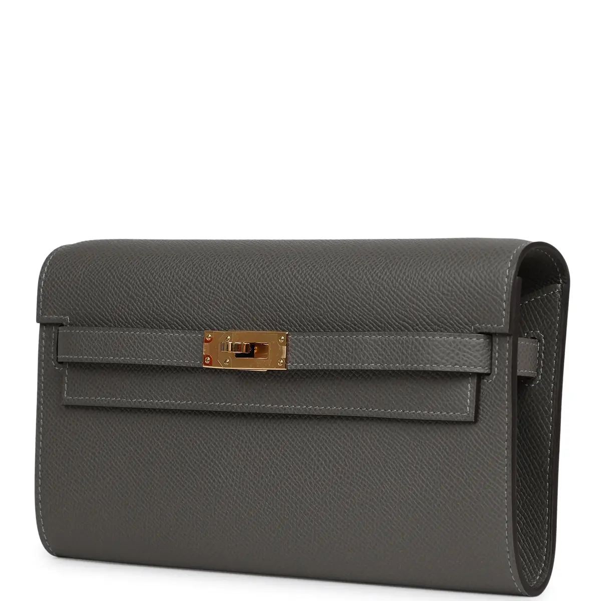HERMÈS Hermes Kelly Wallet To Go Gris Meyer Epsom Gold Hardware | Thumbnail 6 HERMÈS Hermes Kelly Wallet To Go Gris Meyer Epsom Gold Hardware | Thumbnail 6
