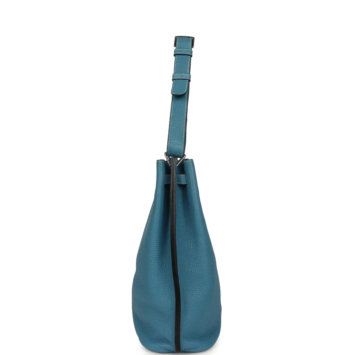 HERMÈS Pre-owned Hermes So Kelly 26 Blue Jean Clemence Palladium Hardware | Thumbnail 3 HERMÈS Pre-owned Hermes So Kelly 26 Blue Jean Clemence Palladium Hardware | Thumbnail 3