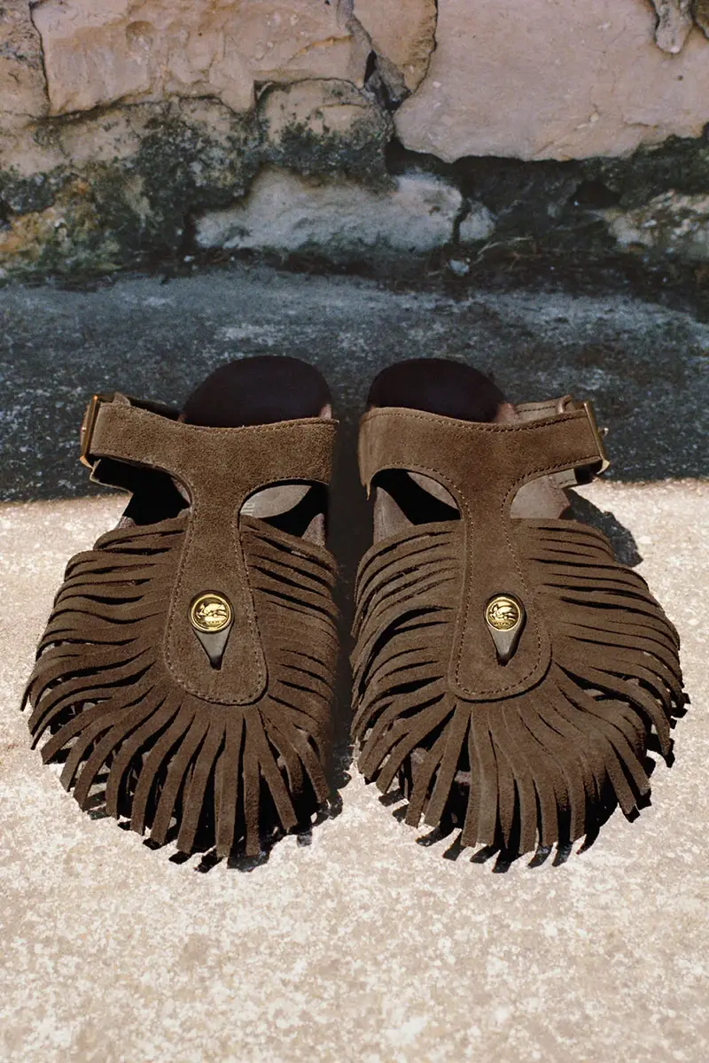 BIRKENSTOCK X ETRO Gizeh Fringe Clog | Thumbnail 3 BIRKENSTOCK X ETRO Gizeh Fringe Clog | Thumbnail 3