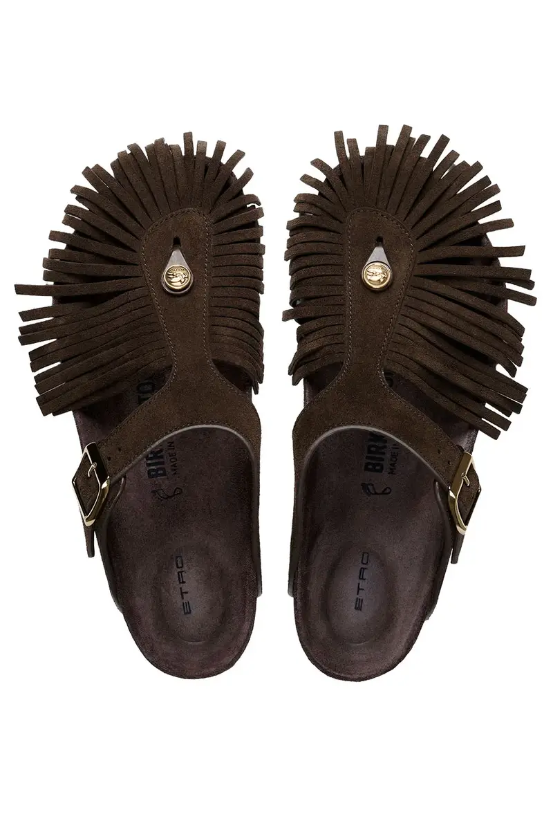 BIRKENSTOCK X ETRO Gizeh Fringe Clog | Thumbnail 4 BIRKENSTOCK X ETRO Gizeh Fringe Clog | Thumbnail 4