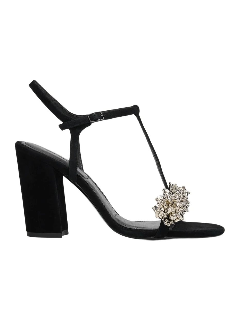 Women's Stacey 95MM Embellished Satin Sandals Women's Stacey 95MM Embellished Satin Sandals