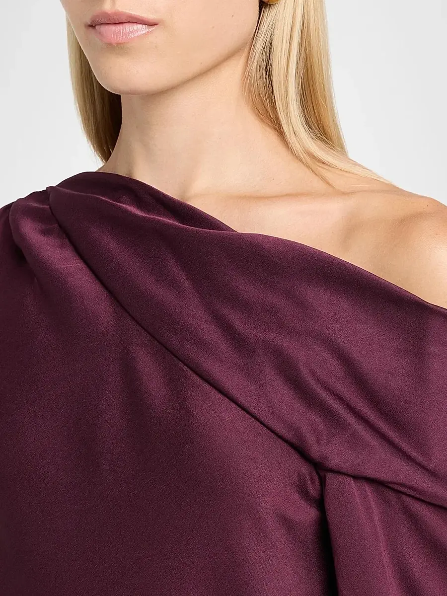 Simkhai Women's Cameron Draped Mini Dress | Thumbnail 5