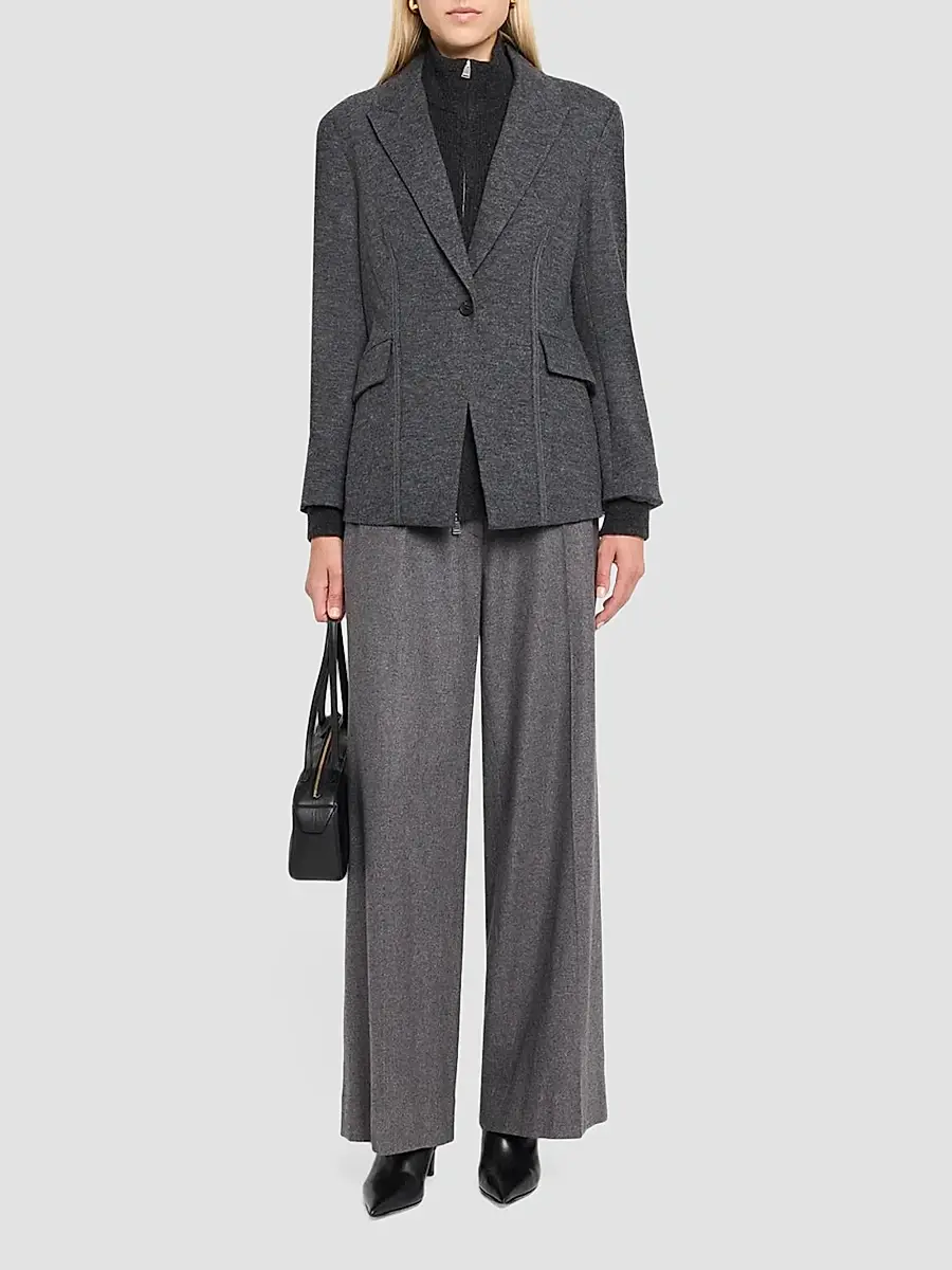 Simkhai Women's Auden Virgin Wool-Blend Blazer | Thumbnail 2