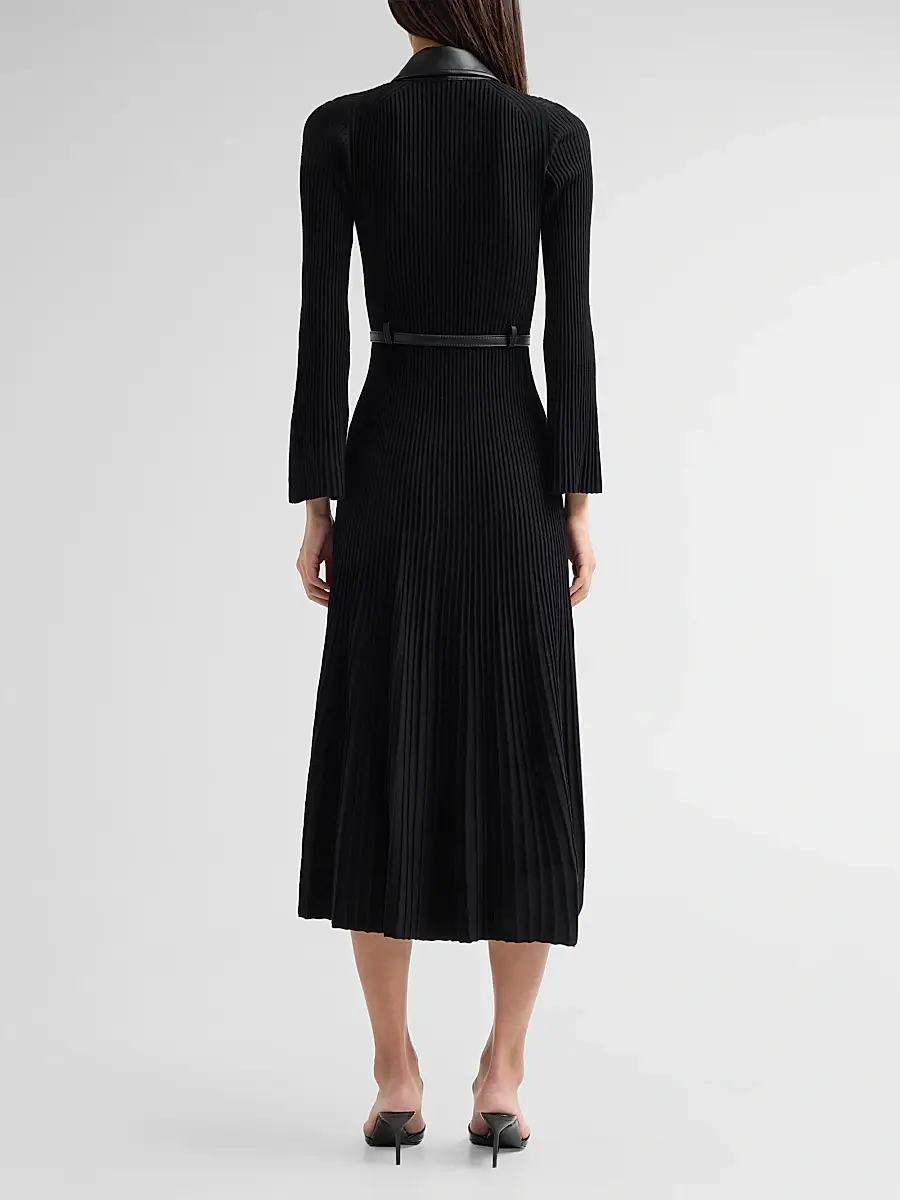 Simkhai Women's Ismelle Pleated Midi Dress | Thumbnail 3 Simkhai Women's Ismelle Pleated Midi Dress | Thumbnail 3