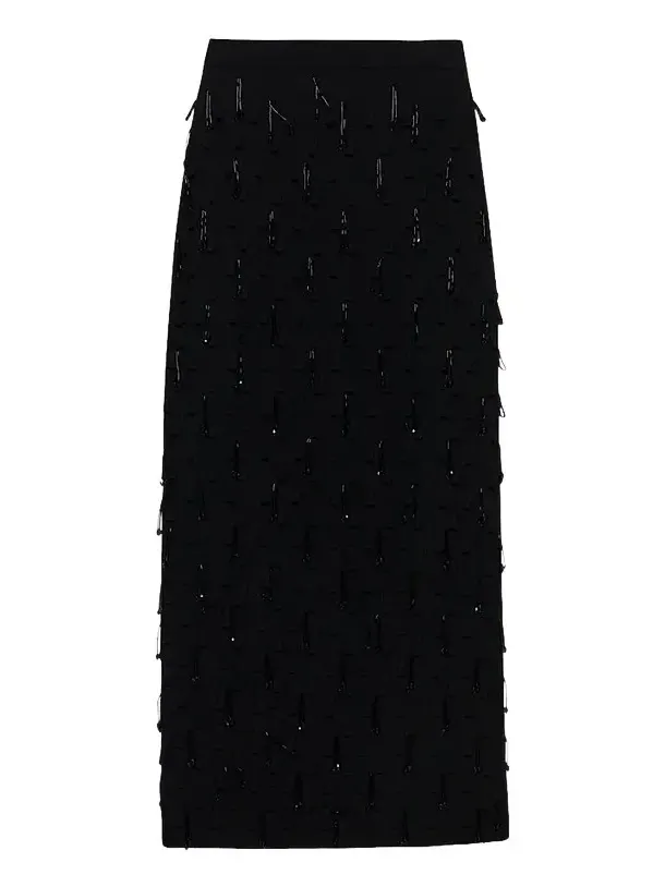 Women's Bree Fringe Midi Skirt