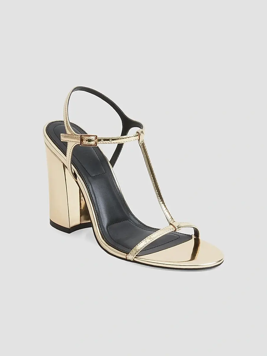 Simkhai Women's Stacey 95MM Leather T-Strap Pumps | Thumbnail 2 Simkhai Women's Stacey 95MM Leather T-Strap Pumps | Thumbnail 2