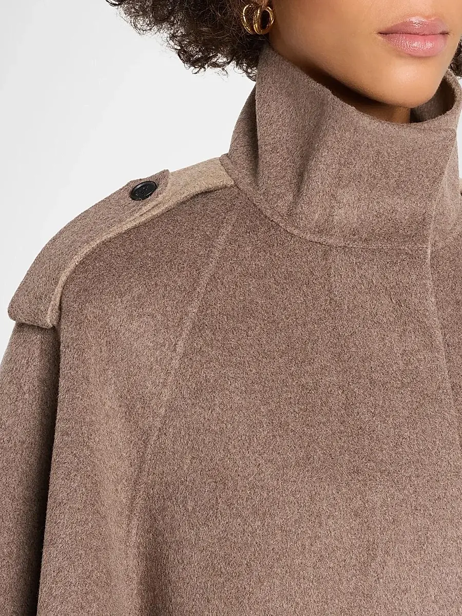 Simkhai Women's Yara Wool-Blend Cape Jacket | Thumbnail 5 Simkhai Women's Yara Wool-Blend Cape Jacket | Thumbnail 5