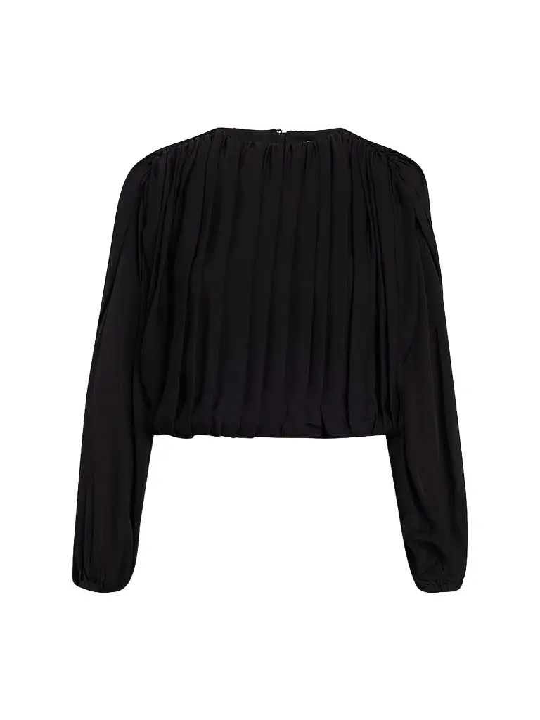 Women's Frida Pleated Silk Top