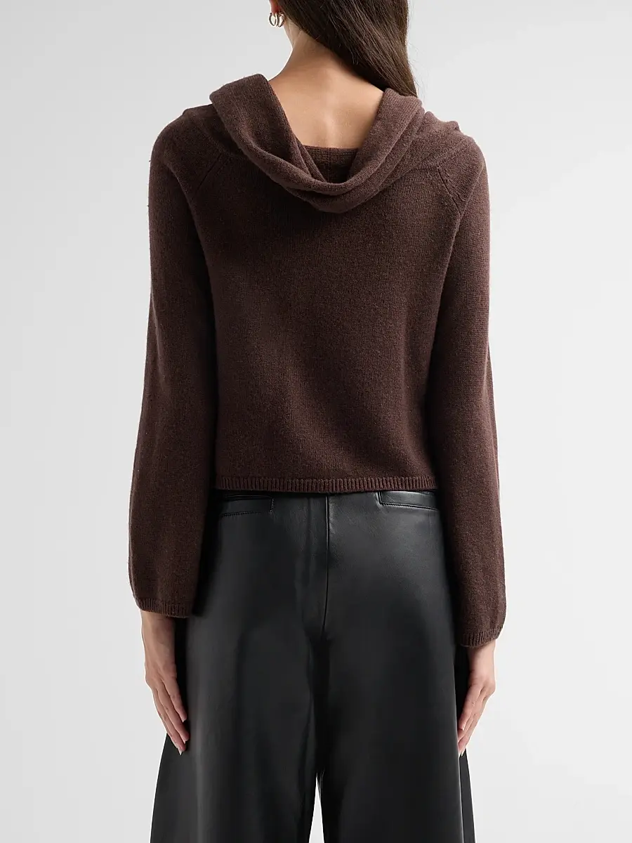 Simkhai Women's Cambria Wool-Cashmere Cowlneck Top | Thumbnail 3 Simkhai Women's Cambria Wool-Cashmere Cowlneck Top | Thumbnail 3
