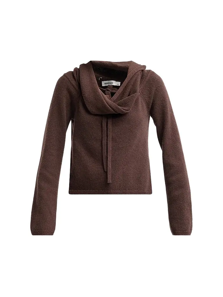 Women's Cambria Wool-Cashmere Cowlneck Top