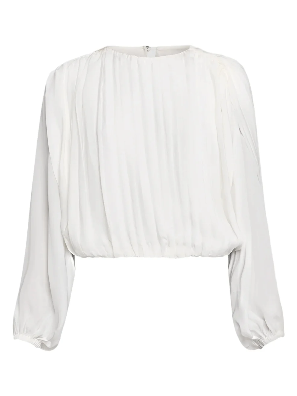 Simkhai Women's Frida Pleated Silk Top