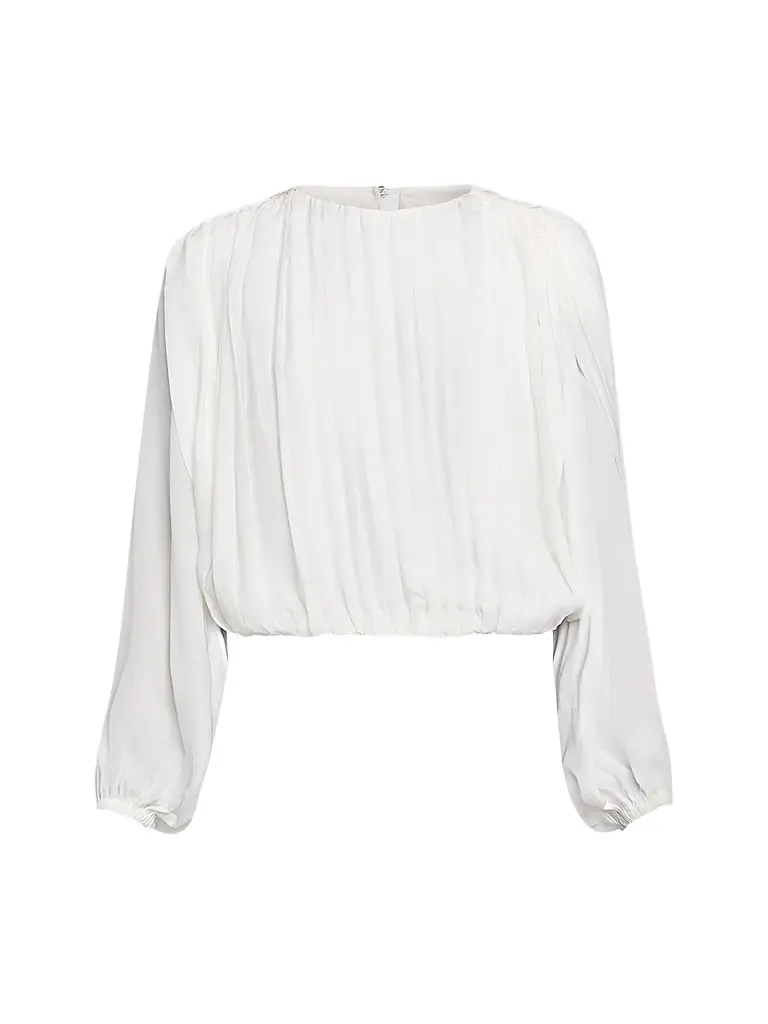 Women's Frida Pleated Silk Top
