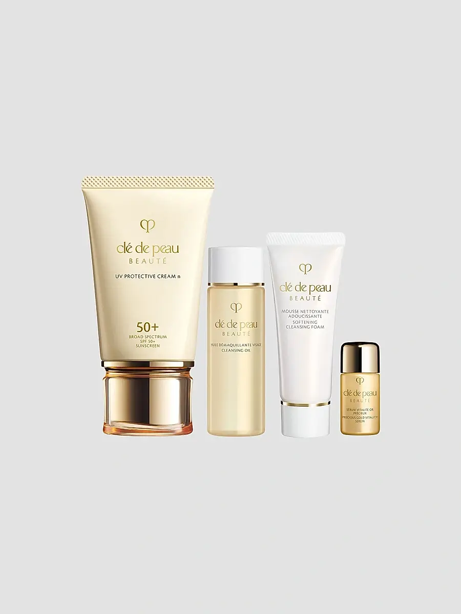 CLÉ DE PEAU BEAUTÉ Protect & Revitalize Gold 4-Piece Collection | Thumbnail 2 CLÉ DE PEAU BEAUTÉ Protect & Revitalize Gold 4-Piece Collection | Thumbnail 2