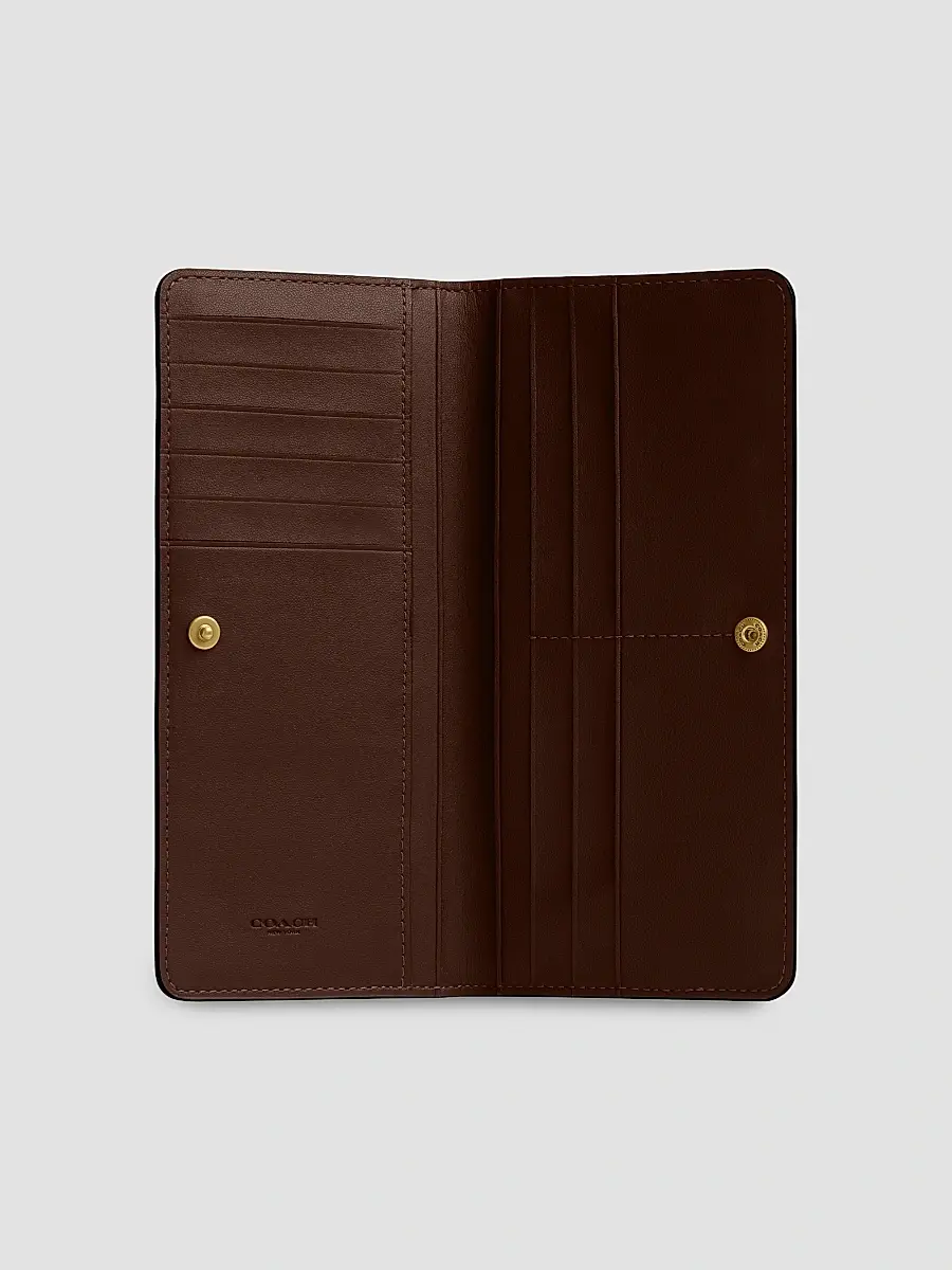 Coach Women's Essential Slim Leather Wallet | Thumbnail 4 Coach Women's Essential Slim Leather Wallet | Thumbnail 4