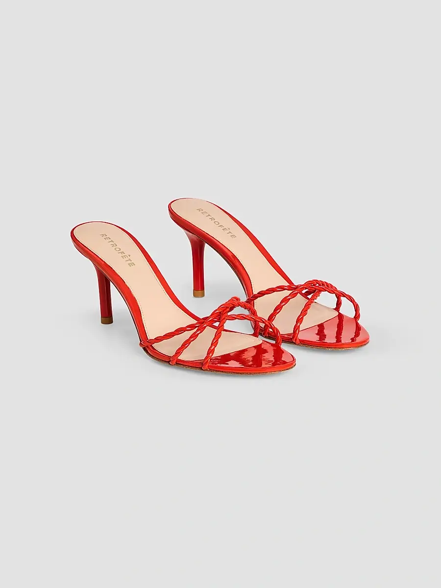 Retrofête Women's Karolina 75MM Leather Sandals | Thumbnail 4 Retrofête Women's Karolina 75MM Leather Sandals | Thumbnail 4