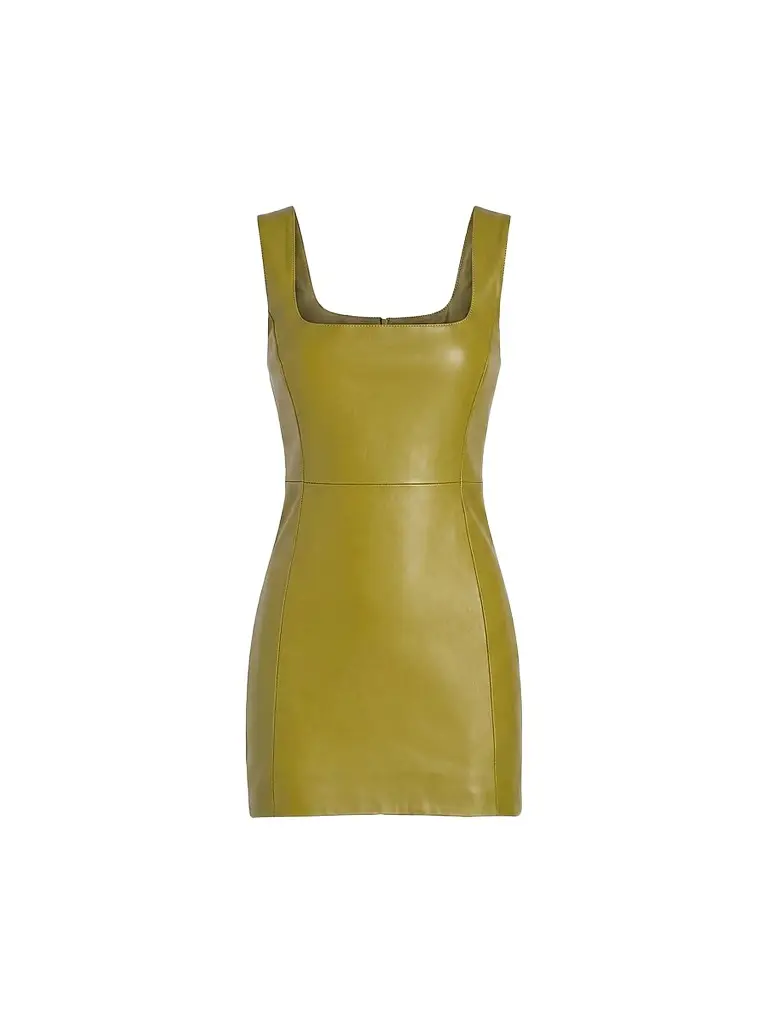 Retrofête Women's Tilde Leather Body-Con Mini Dress