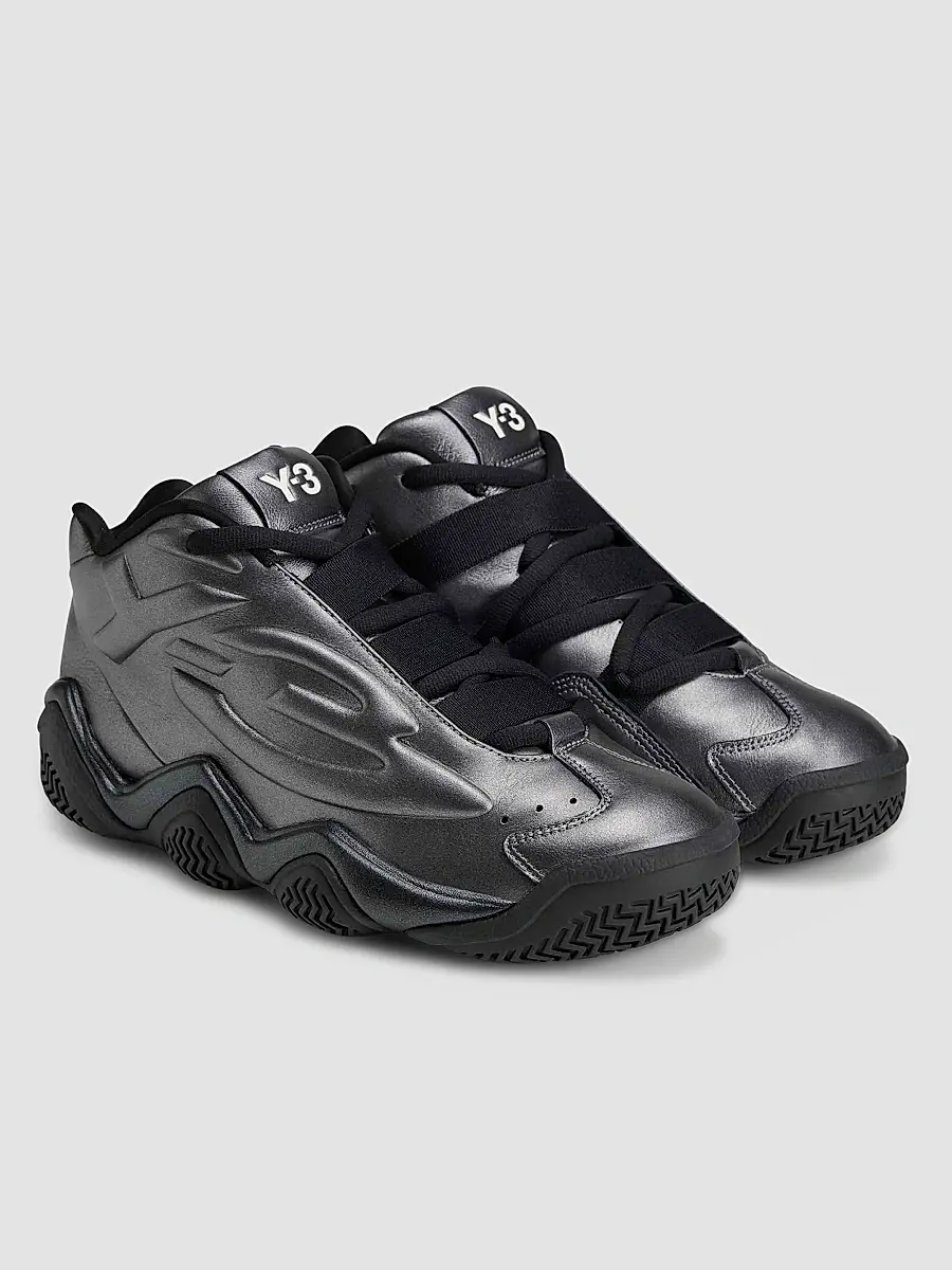 adidas Y-3 Men Y-3 Megaball High-Top Sneakers | Thumbnail 3