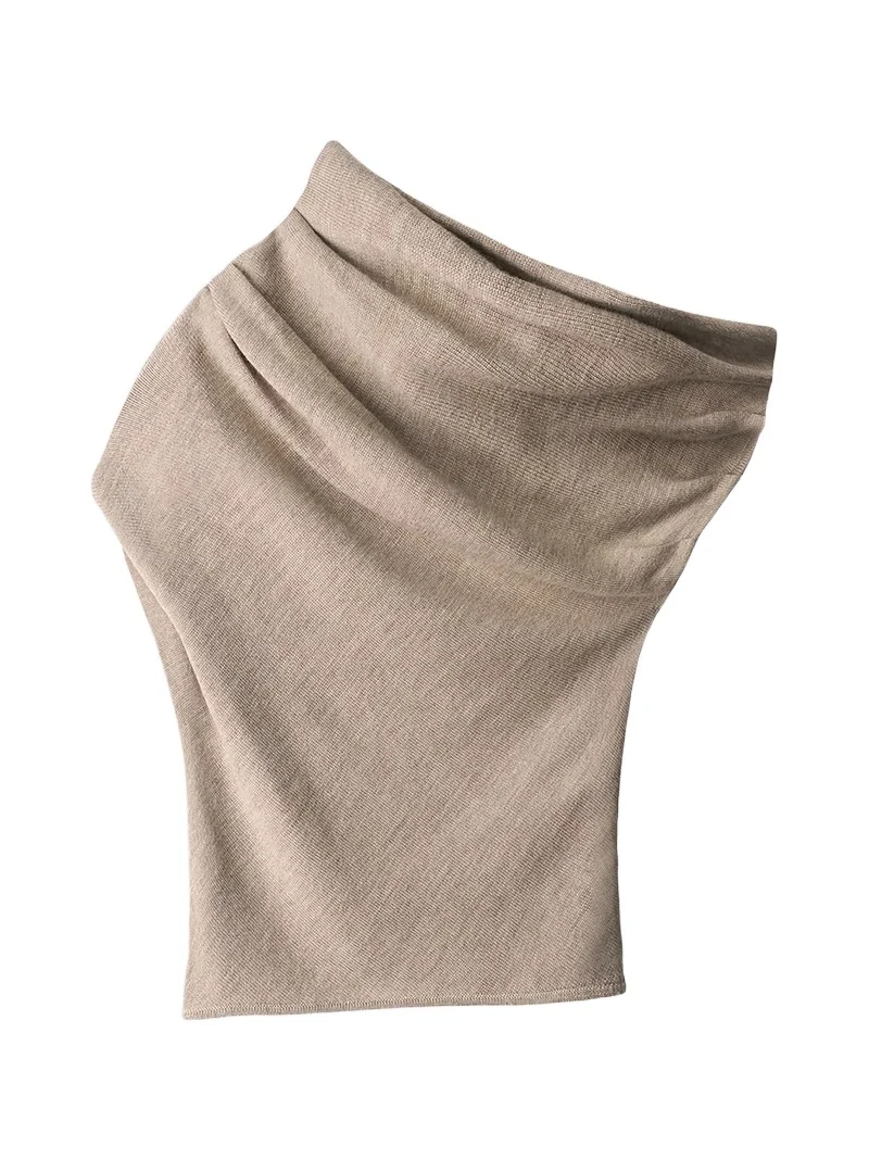 Staud Women's Mabel Merino Wool Asymmetric Sweater