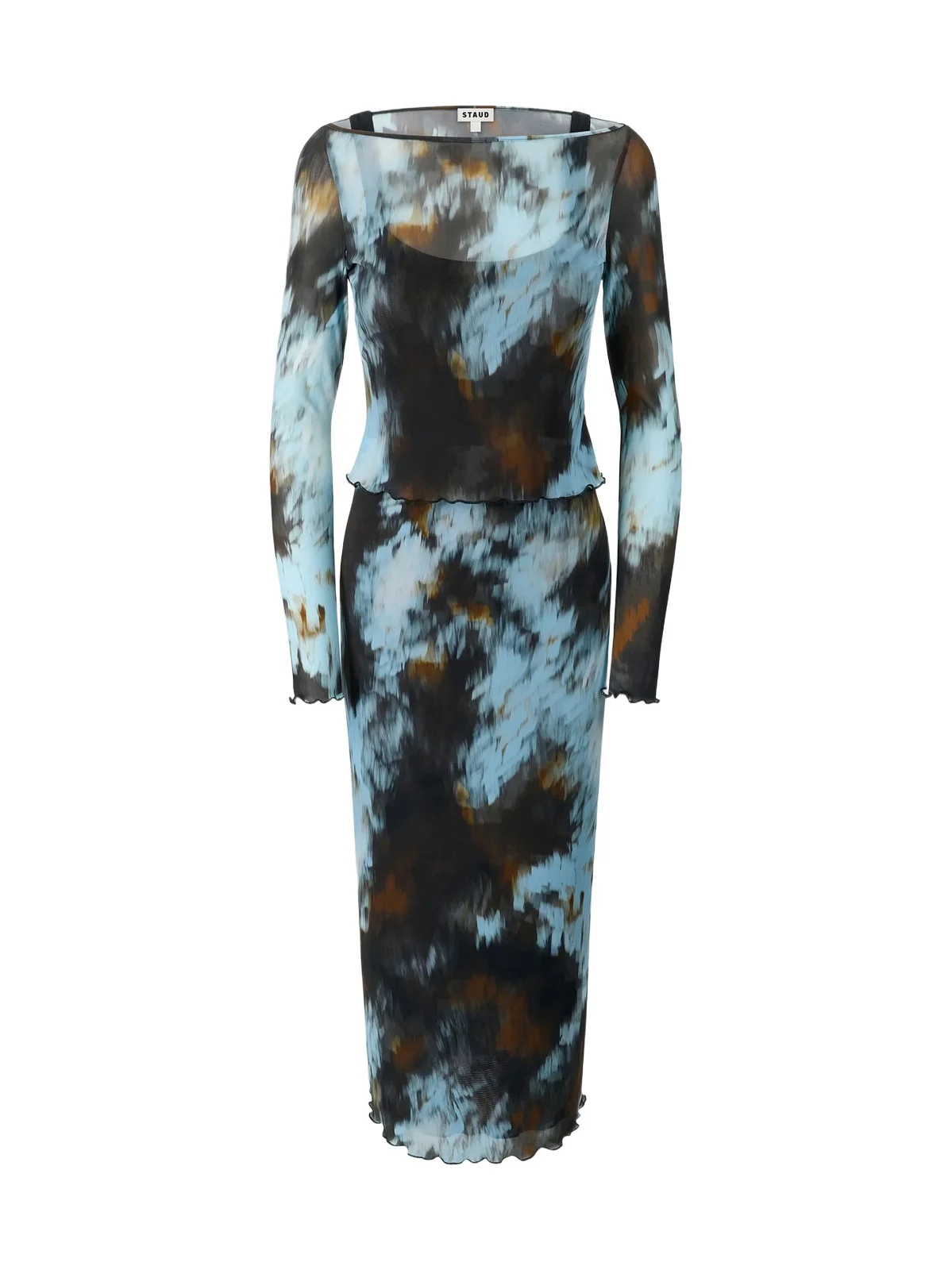 Staud Women's Zella Abstract Maxi Dress