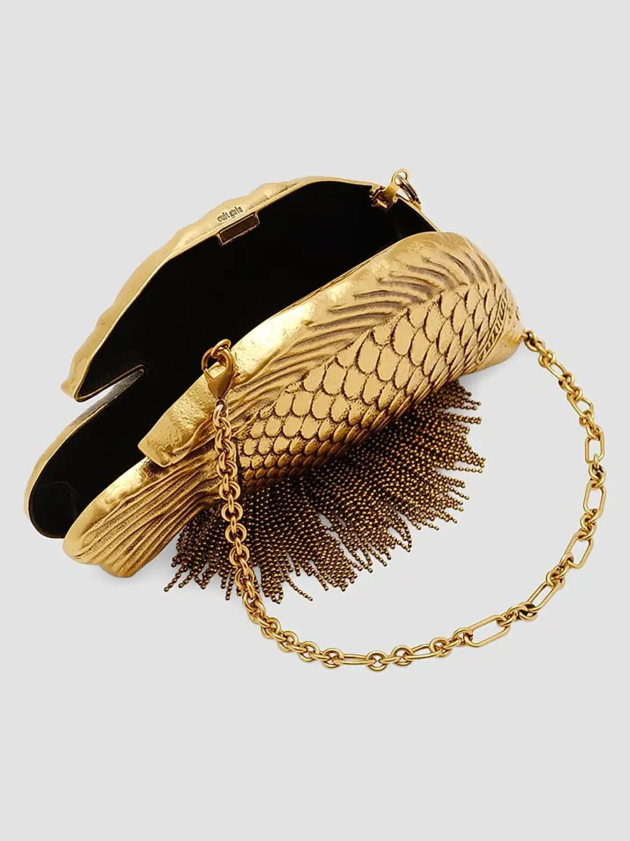 Cult Gaia Women's Neemo Metallic Clutch | Thumbnail 3 Cult Gaia Women's Neemo Metallic Clutch | Thumbnail 3