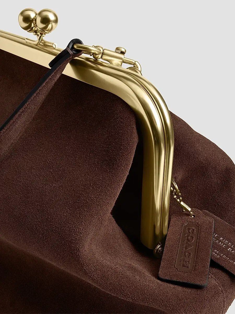 Coach Women's Frame Suede Shoulder Bag | Thumbnail 5 Coach Women's Frame Suede Shoulder Bag | Thumbnail 5