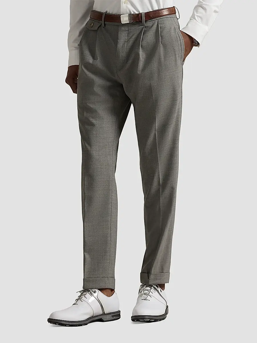 Polo Ralph Lauren Men's Performance Wool-Blend Trousers | Thumbnail 4 Polo Ralph Lauren Men's Performance Wool-Blend Trousers | Thumbnail 4