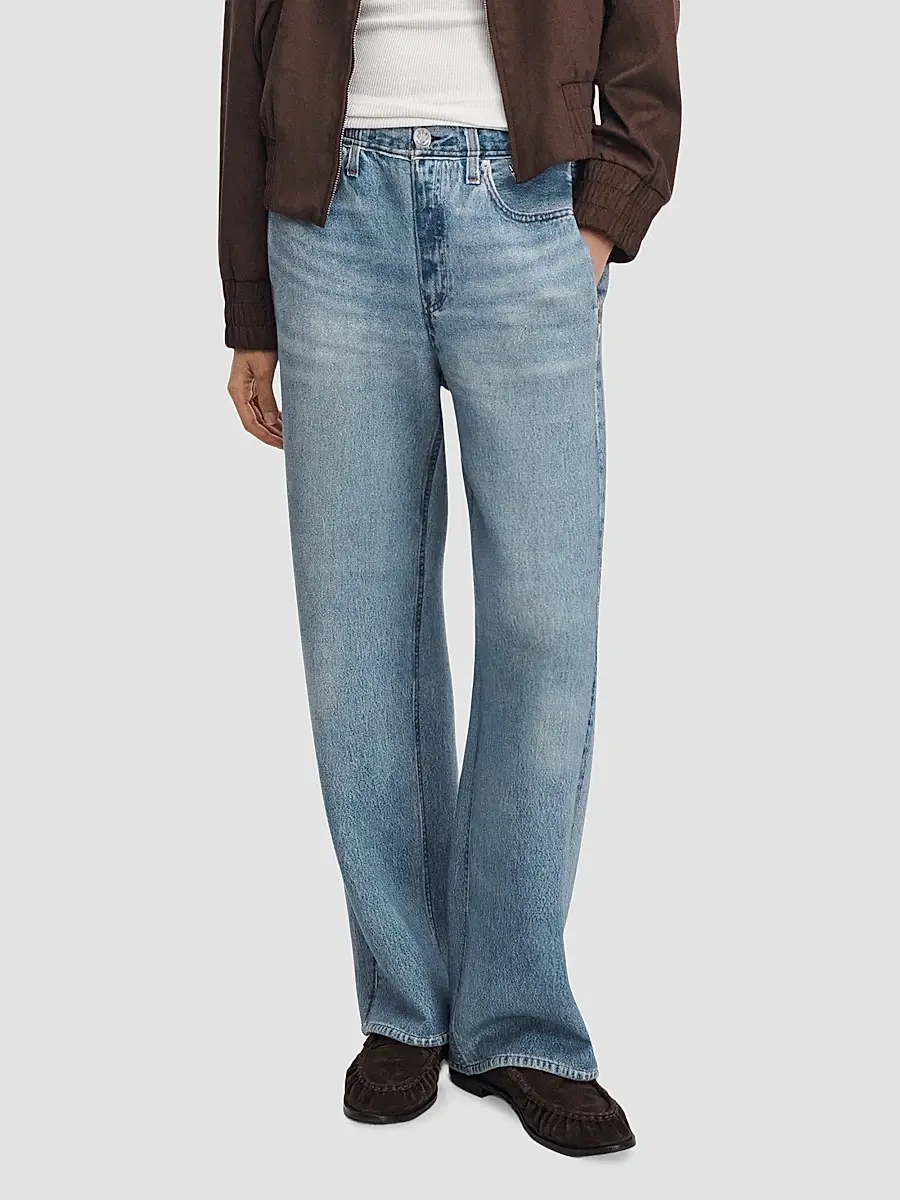 rag & bone Women's rb Miramar Mallow Wide Pull-On Pants | Thumbnail 4 rag & bone Women's rb Miramar Mallow Wide Pull-On Pants | Thumbnail 4