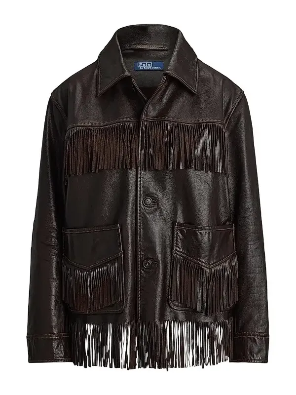 Women's Leather Fringe Jacket
