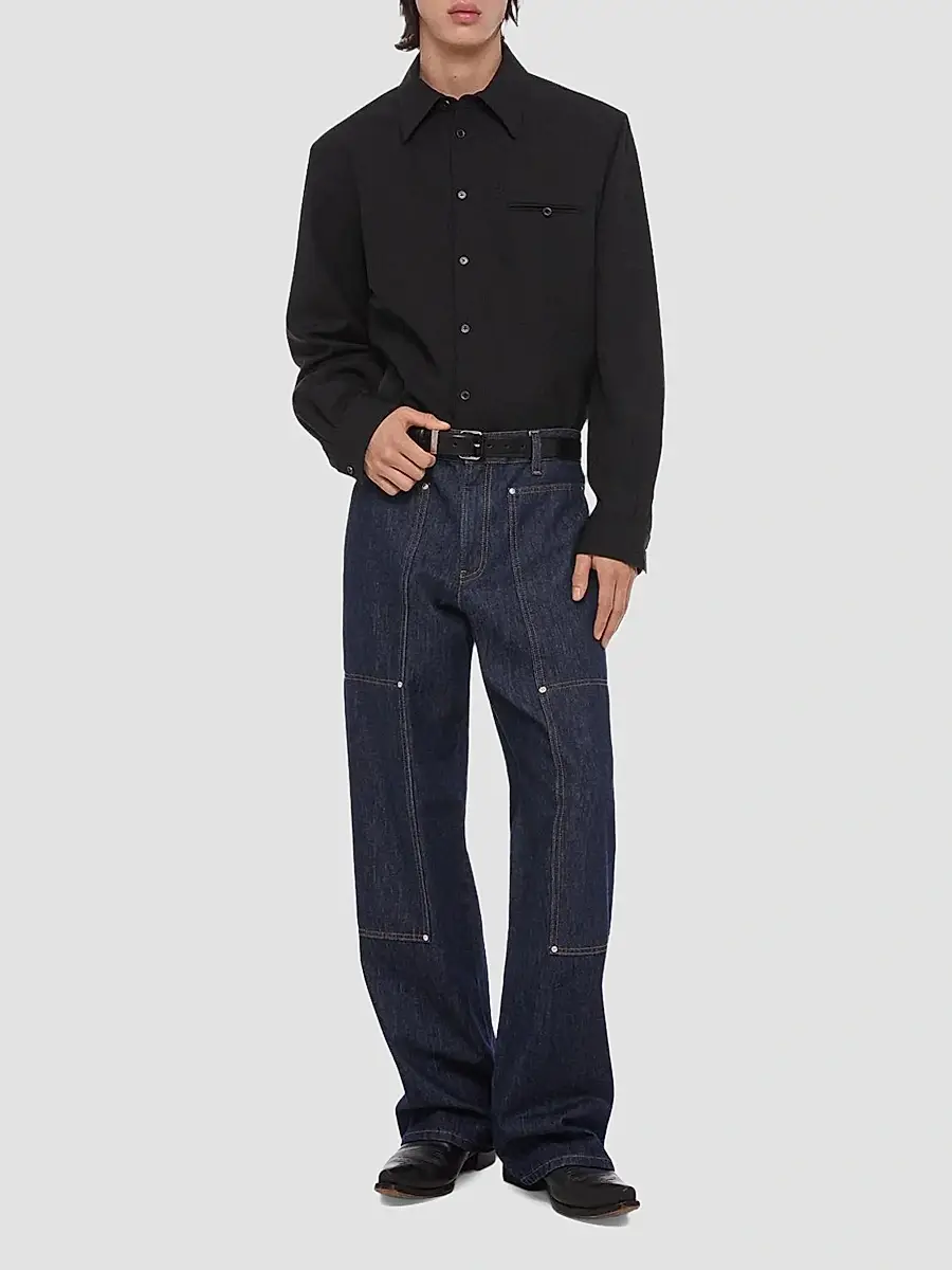 Helmut Lang Men's Relaxed Carpenter Jeans | Thumbnail 2 Helmut Lang Men's Relaxed Carpenter Jeans | Thumbnail 2